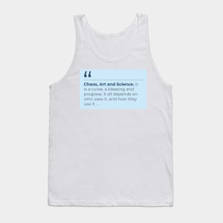 The Witcher on Chaos, Art, and Science . . . Tank Top